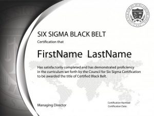 Six Sigma Black Belt Certification